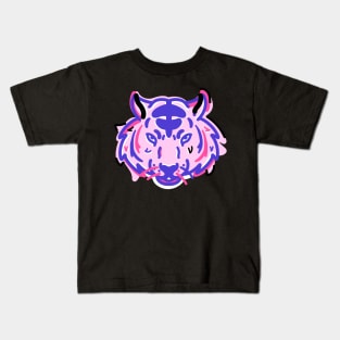 Tiger girl power minimalist Kids T-Shirt